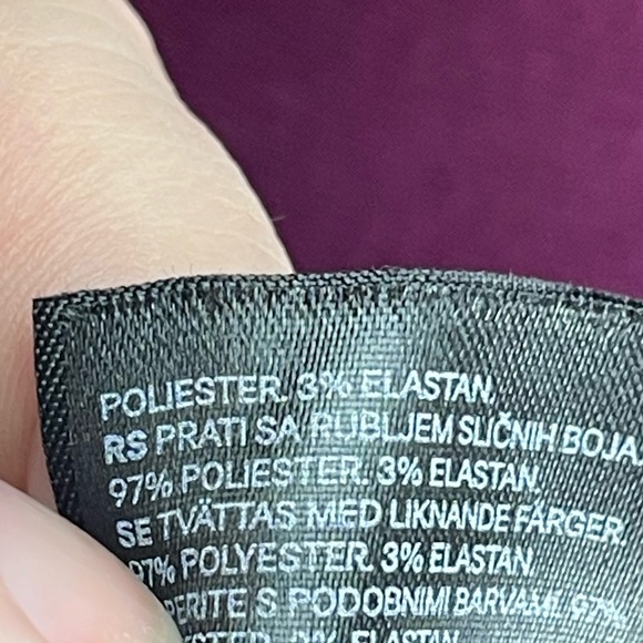 H&M black full length skirt A-line skirt size XS - Picture 5 of 6